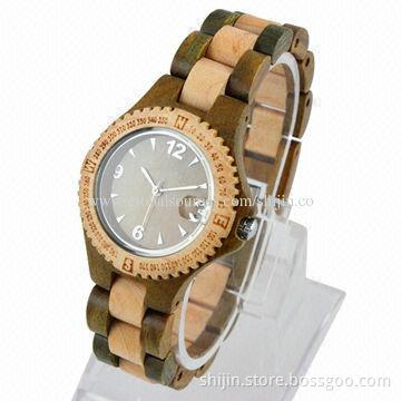 100% Eco-friendly wood wholesale China bamboo watch
